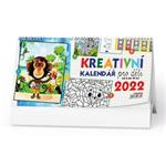 Stolní kalendář 2022 Kreativní kalendář pro děti