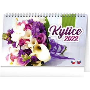 Stolní kalendář 2022 Kytice CZ/SK