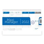 Stolní kalendář 2022 - Maximanager modrý