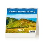Stolní kalendář 2022 MiniMax - České a slovenské hory