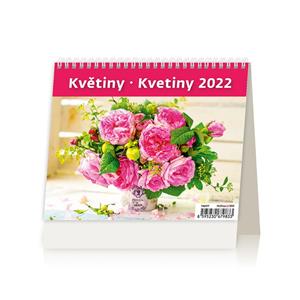 Stolní kalendář 2022 MiniMax - Květiny/Kvetiny
