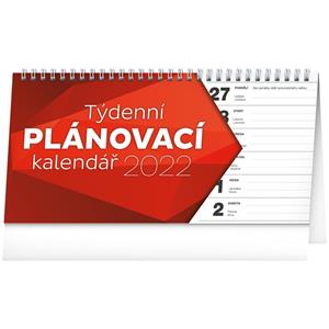 Stolní kalendář 2022 Plánovací řádkový