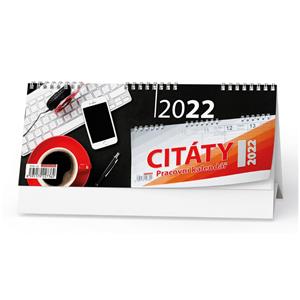 Stolní kalendář 2022 Pracovní kalendář CITÁTY I