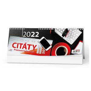 Stolní kalendář 2022 Pracovní kalendář CITÁTY II