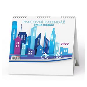 Stolní kalendář 2022 Pracovní kalendář Čtrnáctidenní
