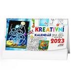 Stolní kalendář 2023 Kreativní kalendář pro děti