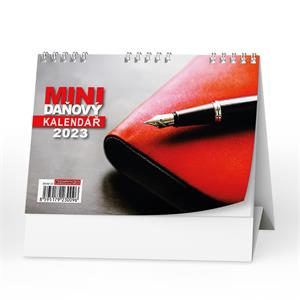 Stolní kalendář 2023 Mini daňový kalendář RED