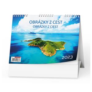 Stolní kalendář 2023 Obrázky z cest