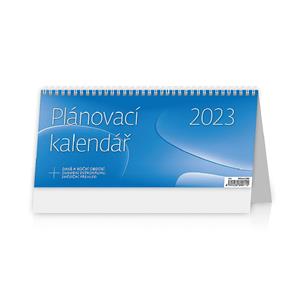 Stolní kalendář 2023 - Plánovací kalendář MODRÝ