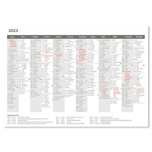 Stolní kalendář 2023 - Plánovací karta