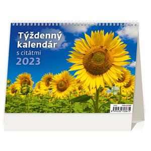 Stolní kalendář 2023 - Týždenný kalendár s citátmi