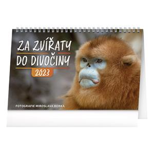 Stolní kalendář 2023 Za zvířaty do divočiny