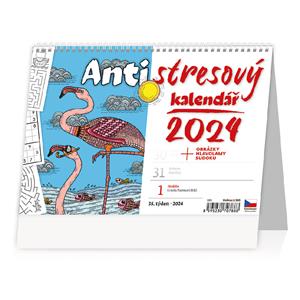 Stolní kalendář 2024 - Antistresový pracovní