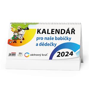 Stolní kalendář 2024 Kalendář pro naše babičky a dědečky