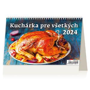 Stolní kalendář 2024 - Kuchárka pre všetkých