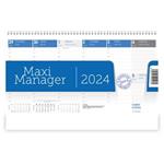 Stolní kalendář 2024 - Maximanager modrý