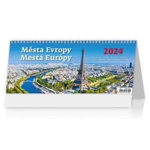 Stolní kalendář 2024 - Města Evropy/Mestá Európy