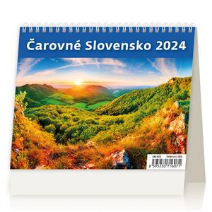 Stolní kalendář 2024 MiniMax - Čarovné Slovensko