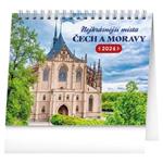 Stolní kalendář 2024 Nejkrásnější místa Čech a Moravy