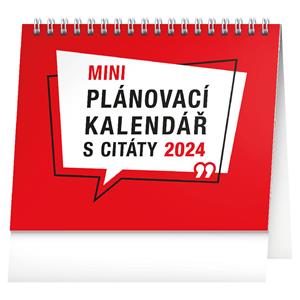 Stolní kalendář 2024 Plánovací s citáty