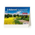 Stolní kalendář 2026 - 14denní kalendář s citáty