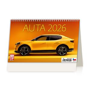 Stolní kalendář 2026 - Auta