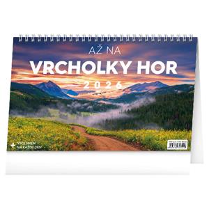 Stolní kalendář 2026 Až na vrcholky hor