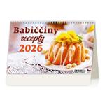 Stolní kalendář 2026 - Babiččiny recepty