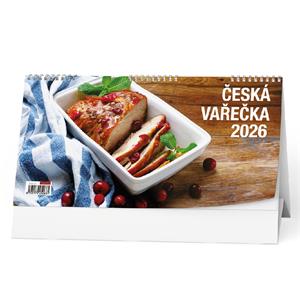 Stolní kalendář 2026 Česká vařečka