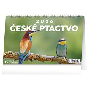 Stolní kalendář 2026 České ptactvo