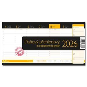 Stolní kalendář 2026 - Daňový přehledový