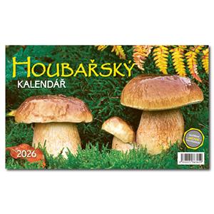 Stolní kalendář 2026 - Houbařský