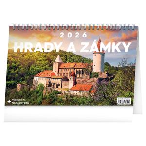 Stolní kalendář 2026 Hrady a zámky