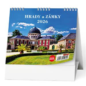 Stolní kalendář 2026 IDEÁL - Hrady a zámky