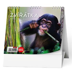 Stolní kalendář 2026 IDEÁL - Zvířátka celého světa