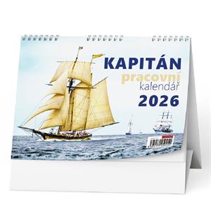 Stolní kalendář 2026 Kapitán