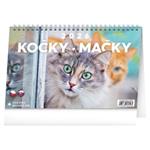 Stolní kalendář 2026 Kočky - Mačky CZ/SK