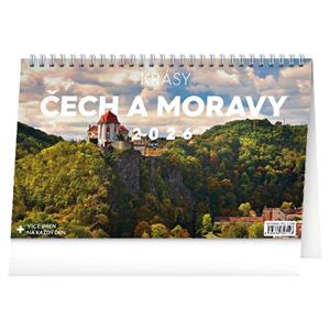 Stolní kalendář 2026 Krásy Čech a Moravy