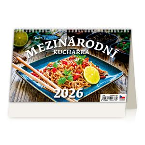 Stolní kalendář 2026 - Mezinárodní kuchařka