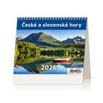Stolní kalendář 2026 - MiniMax České a slovenské hory
