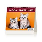 Stolní kalendář 2026 - MiniMax Kočičky/Mačičky