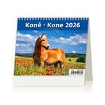 Stolní kalendář 2026 - MiniMax Koně/Kone