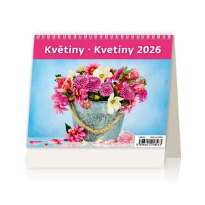 Stolní kalendář 2026 - MiniMax Květiny/Kvetiny