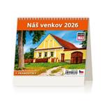 Stolní kalendář 2026 - MiniMax Náš venkov