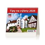 Stolní kalendář 2026 - MiniMax Tipy na výlety