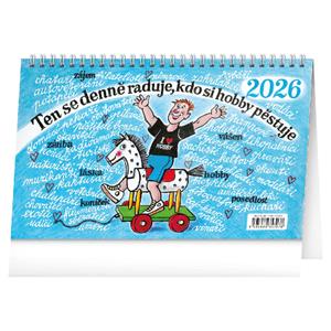 Stolní kalendář 2026 Naše hobby - Kamila Skopová