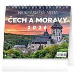 Stolní kalendář 2026 Nejkrásnější místa Čech a Moravy