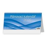 Stolní kalendář 2026 - Plánovací kalendář MODRÝ