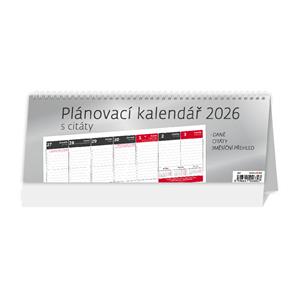 Stolní kalendář 2026 - Plánovací kalendář s citáty