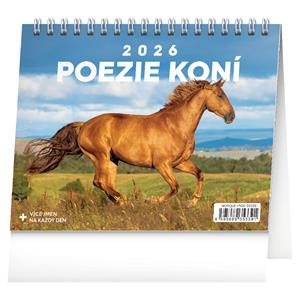 Stolní kalendář 2026 Poezie koní